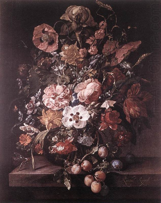 Bouquet in a Glass Vase dsf, RUYSCH, Rachel
